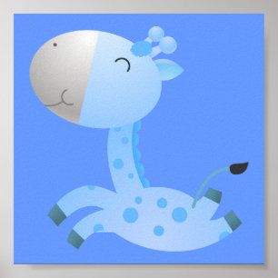 Baby Giraffe/Kinderzimmer-Dekoration Poster