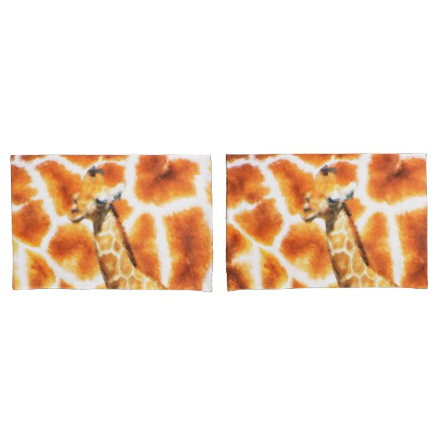 Baby Giraffe Kissenbezug (Vorderseite-Set)