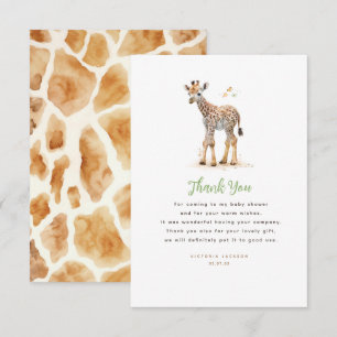 Baby Giraffe Niedlich Modern Little Danke