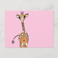 Baby Giraffe - pink