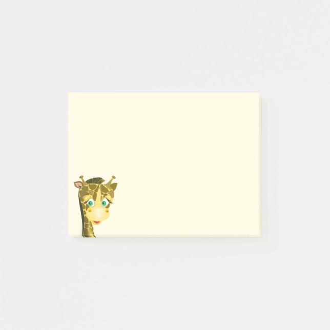 Baby Giraffe Post it Notes Post-it Klebezettel (Vorderseite)