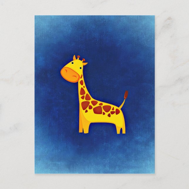 Baby-Giraffe Postkarte (Vorderseite)