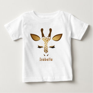 Baby giraffe Safari Wild ein Geburtstag Baby T-shirt
