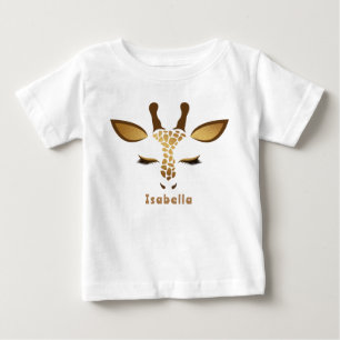 Baby-Giraffe-Safari-Wilde-Ein-Geburtstag Baby T-shirt