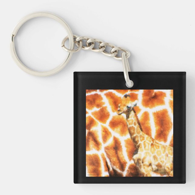 Baby Giraffe Schlüsselanhänger (Vorderseite)
