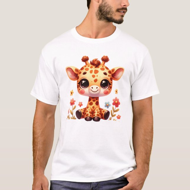 Baby Giraffe T-Shirt (Vorderseite)