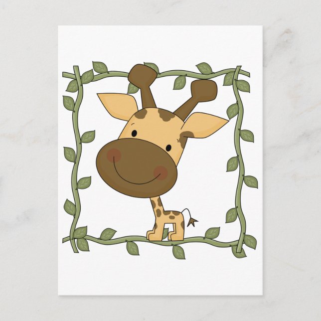 Baby Giraffe Tshirts und Geschenke Postkarte (Vorderseite)