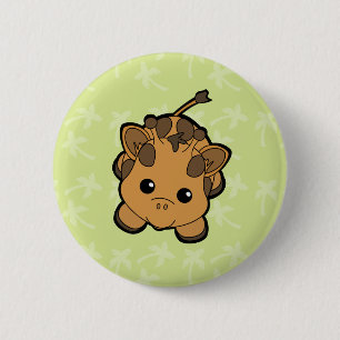Baby-Giraffen-Süsse Button