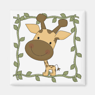 Baby-Giraffen-T-Shirts und Geschenke Magnet