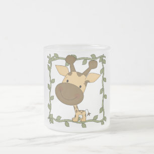 Baby-Giraffen-T-Shirts und Geschenke Mattglastasse