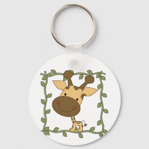 Baby-Giraffen-T-Shirts und Geschenke Schlüsselanhänger