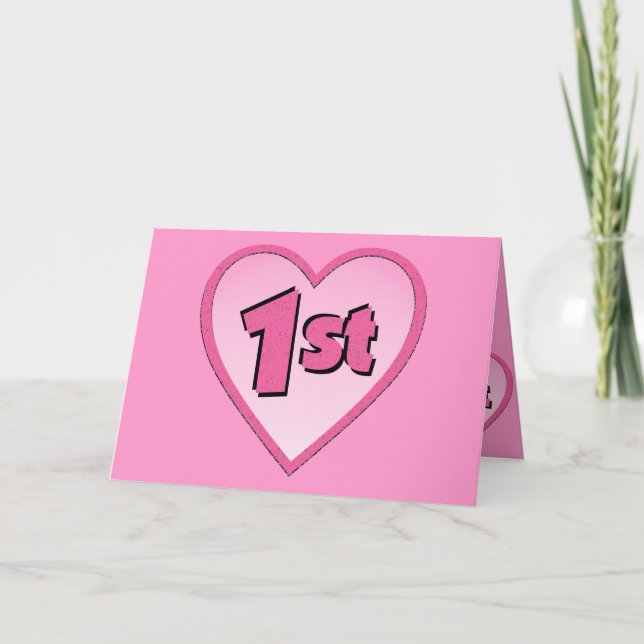 Baby Girl 1. Geburtstag Geschenke! Karte (Vorderseite)