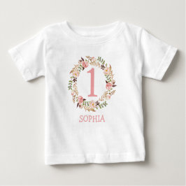 Baby Girl 1. Geburtstag T-shirt