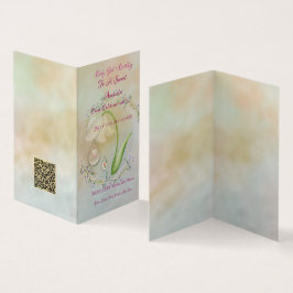 Baby Girl 1sr Geburtstagskarte