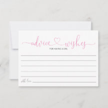 Baby Girl Advice Dusche