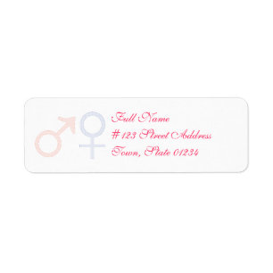 Baby Girl and Baby Boy Mailing Labels