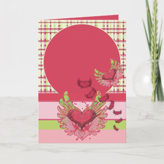 Baby Girl Annoucement Cute with your Foto Ankündigung (Vorderseite)