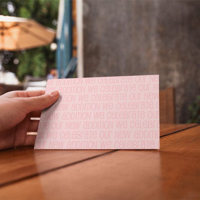 Baby Girl Announction Postcard Ankündigungspostkarte (Von Creator hochgeladen)