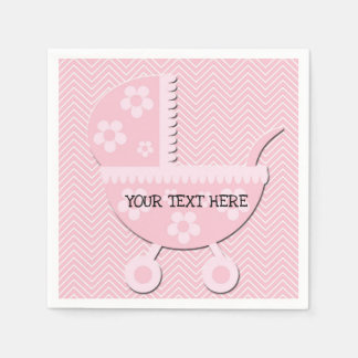 BABY GIRL - BABY SHOWER NAPKINS SERVIETTE