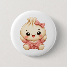 Baby Girl Bao Button