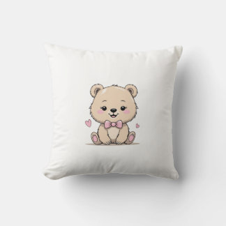 baby girl bear pillow  kissen