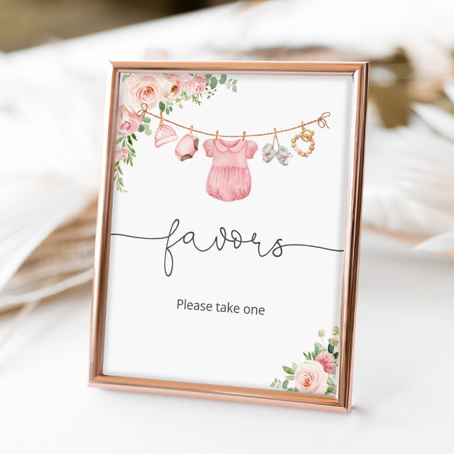 Baby Girl Bekleidung Favorit Zeichen Poster (Von Creator hochgeladen)