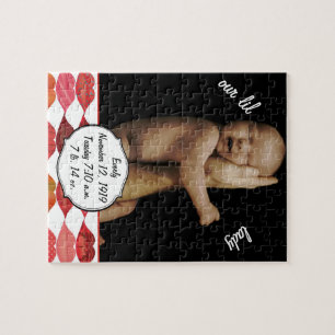 Baby Girl Birth Record Puzzle