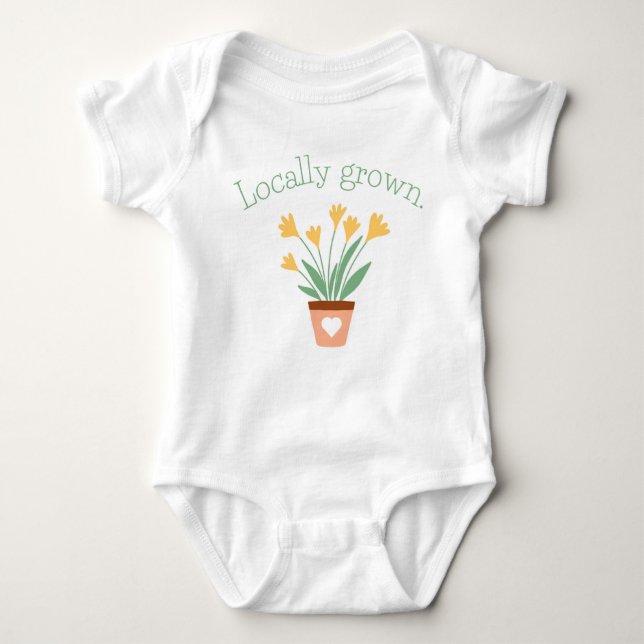 Baby Girl Bodysuit für Blume Baby Strampler (Vorderseite)
