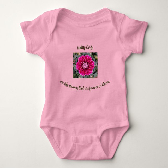 Baby Girl Bodysuit Strampler (Vorderseite)