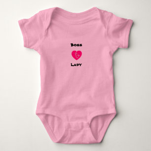 Baby Girl Boss Lady Onsie Strampler