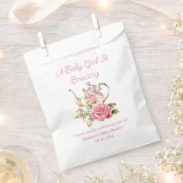 Baby Girl braut Blumentee Party Babydusche Geschenktütchen