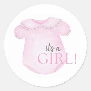 Baby Girl Bubble Aufkleber