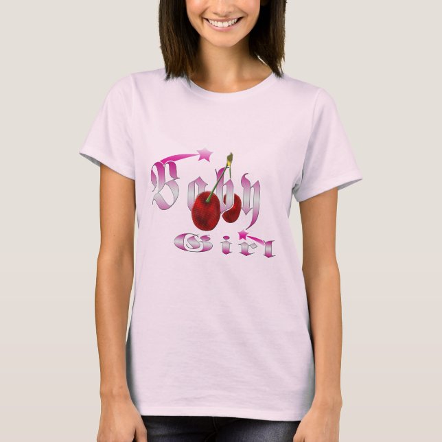 Baby Girl Cherry T-Shirt (Vorderseite)
