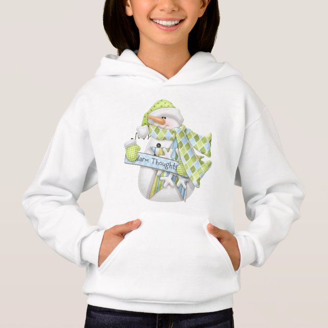 Baby Girl Christmas Niedlich Look Hoodie (Vorderseite)