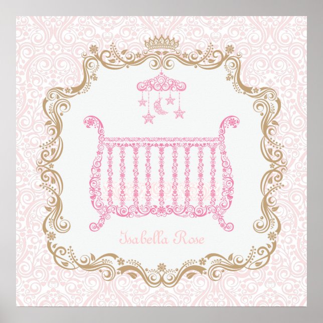 Baby Girl Crib Poster (Vorne)