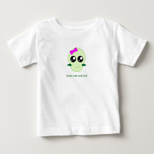 Baby Girl Cthulhu Baby T-shirt (Vorderseite)