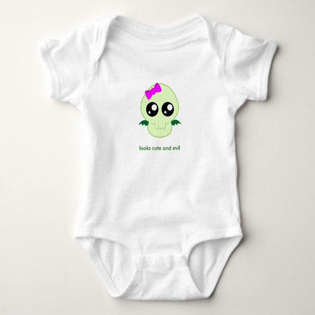 Baby Girl Cthulhu Strampler (Vorderseite)