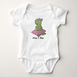 Baby Girl Dinosaur Miss T-Rex Bodysuit Strampler