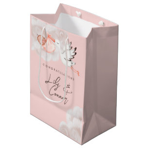 Baby Girl Duft Geschenktasche Mittlere Geschenktüte