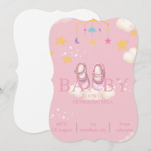 Baby-Girl-Dusche Einladungen, digitaler Download Einladung