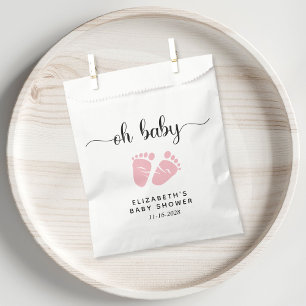 Baby Girl Duwer Pink Baby Feet Geschenktütchen