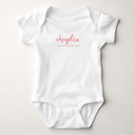 Baby Girl ein Stück weißer Bodysuit T - Shirts