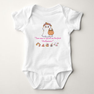 Baby Girl erstes Halloween Strampler