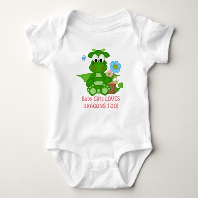 Baby Girl Fantasy Bodysuit Strampler (Vorderseite)