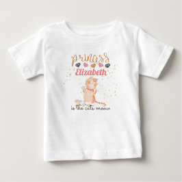 Baby Girl Geschenke 1. Geburtstag Dusche Prinzessi T-shirt