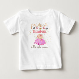 Baby Girl Geschenke 1. Geburtstag Dusche Prinzessi T-shirt