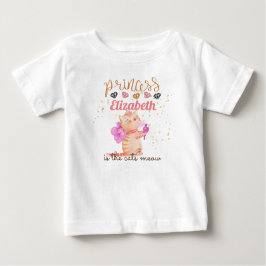 Baby Girl Geschenke 1. Geburtstag Dusche Prinzessi T-shirt