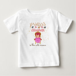 Baby Girl Geschenke 1. Geburtstag Dusche Prinzessi T-shirt