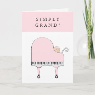Baby Girl Glückwunschs Card Karte