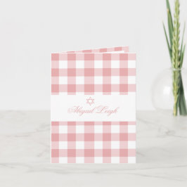 Baby Girl Hebrew Namemony Foto Jüdisches Rosa Einladung